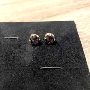 David Yurman Petite Chateaine Stud Earrings in Sterling Silver, 8mm
